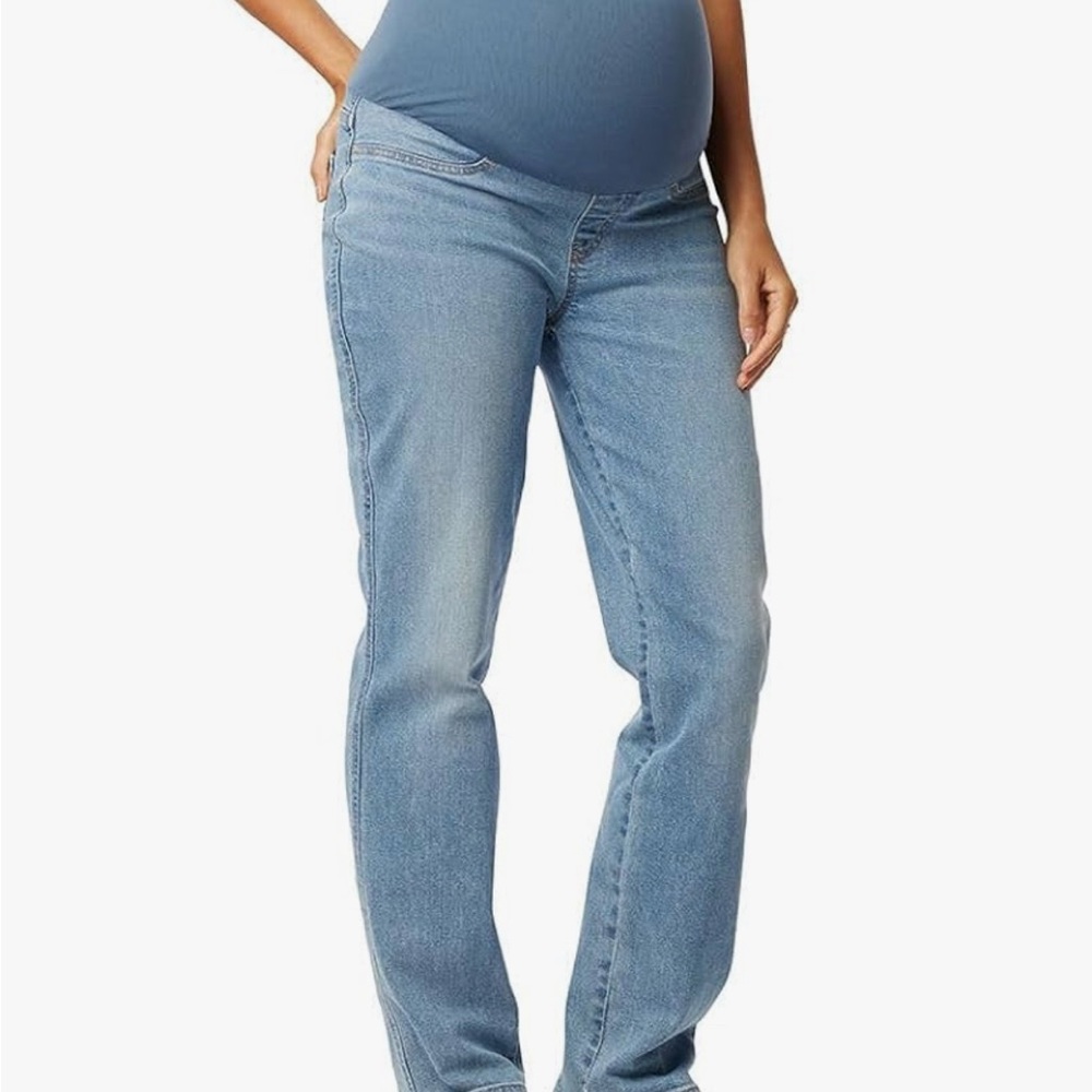 Levi's Blue Straight Leg Maternity Jeans